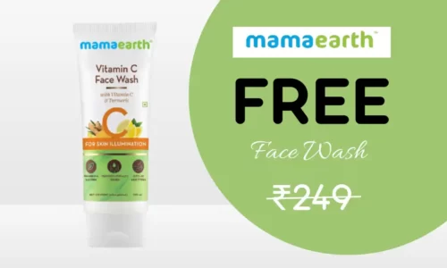 MamaEarth Free Face Wash Sample 100 ml Worth ₹249 | Free Shipping