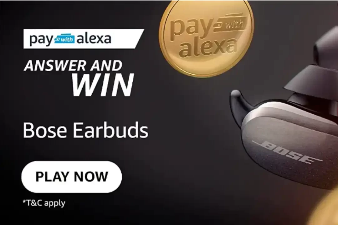 Amazon Bose Earbuds Quiz Answers Today: Win Earbuds | Play With Alexa