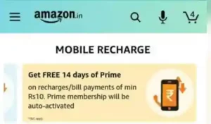 Amazon Prime 14 Days Free