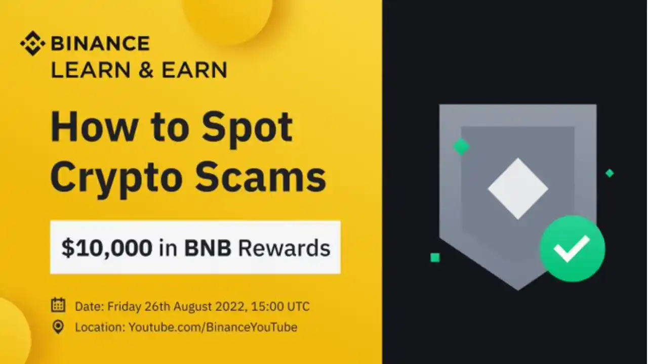 Read more about the article Binance How To Spot Crypto Scams Quiz Answers | Share $10,000 BNB
