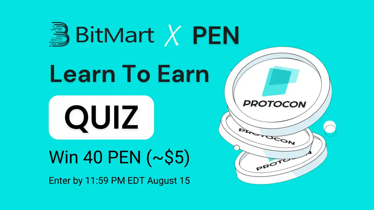 Read more about the article BitMart PEN Quiz Answers: Learn & Earn 40 PEN Tokens Worth $5