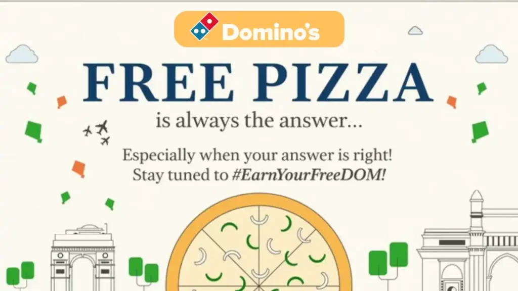 Dominos Free Pizza