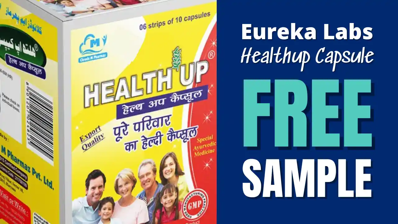 Read more about the article Eureka Healthup Capsule Free Sample, Total 36 Units | No Shipping Charges