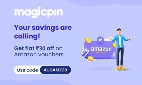 Magicpin Amazon Voucher Code AUGAMZ30 | Flat ₹30 OFF