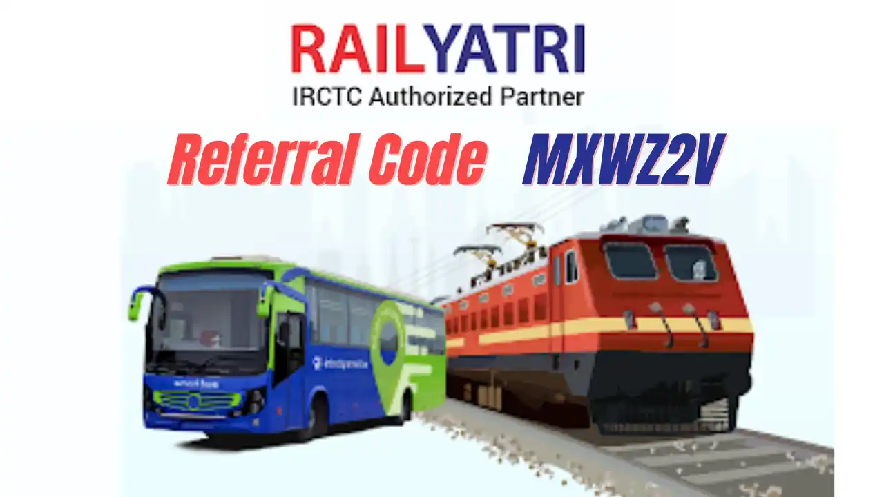 Read more about the article RailYatri Referral Code: MXWZ2V | Refer And Earn Unlimited Free Rides