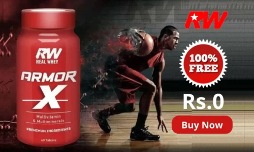 Real Whey Free Armor X Multivitamin 30 Tablets Worth ₹399 | 100% OFF