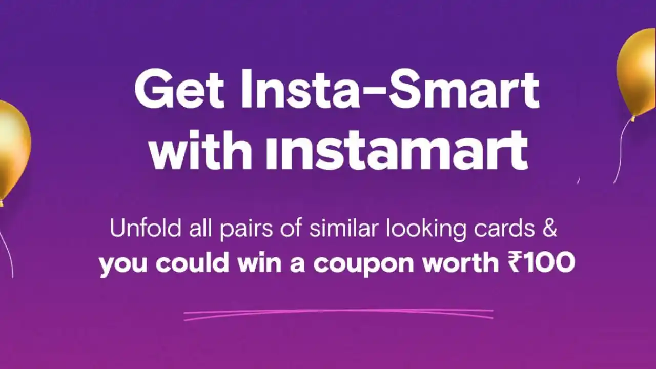 Read more about the article Swiggy Insta Smart With Instamart Game: Win Free ₹100 Swiggy Instamart Coupon