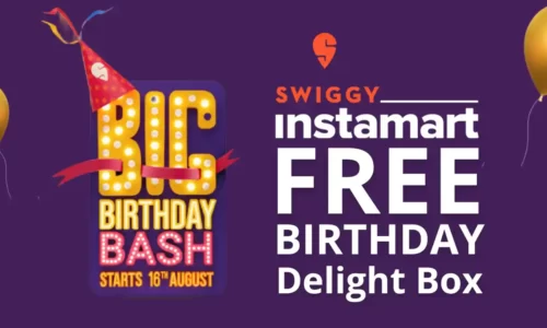 Swiggy Instamart Free Birthday Gift With Every Order | Big Birthday Bash