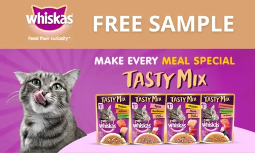 Whiskas Free Sample: Tasty Mix Cat Food | 100% OFF + Free Shipping