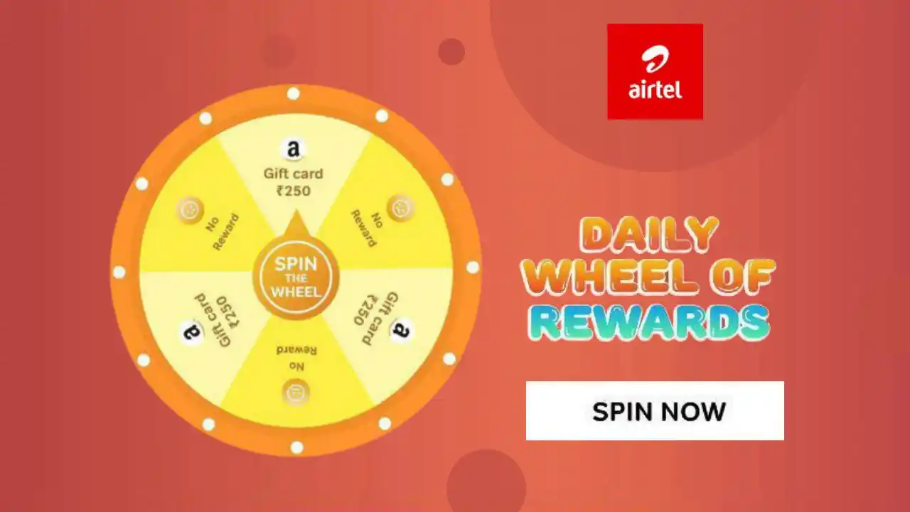 Read more about the article Airtel Thanks App Spin To Win Free ₹250 Amazon Voucher | Play Daily