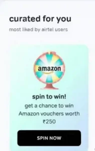 Airtel Spin To Win