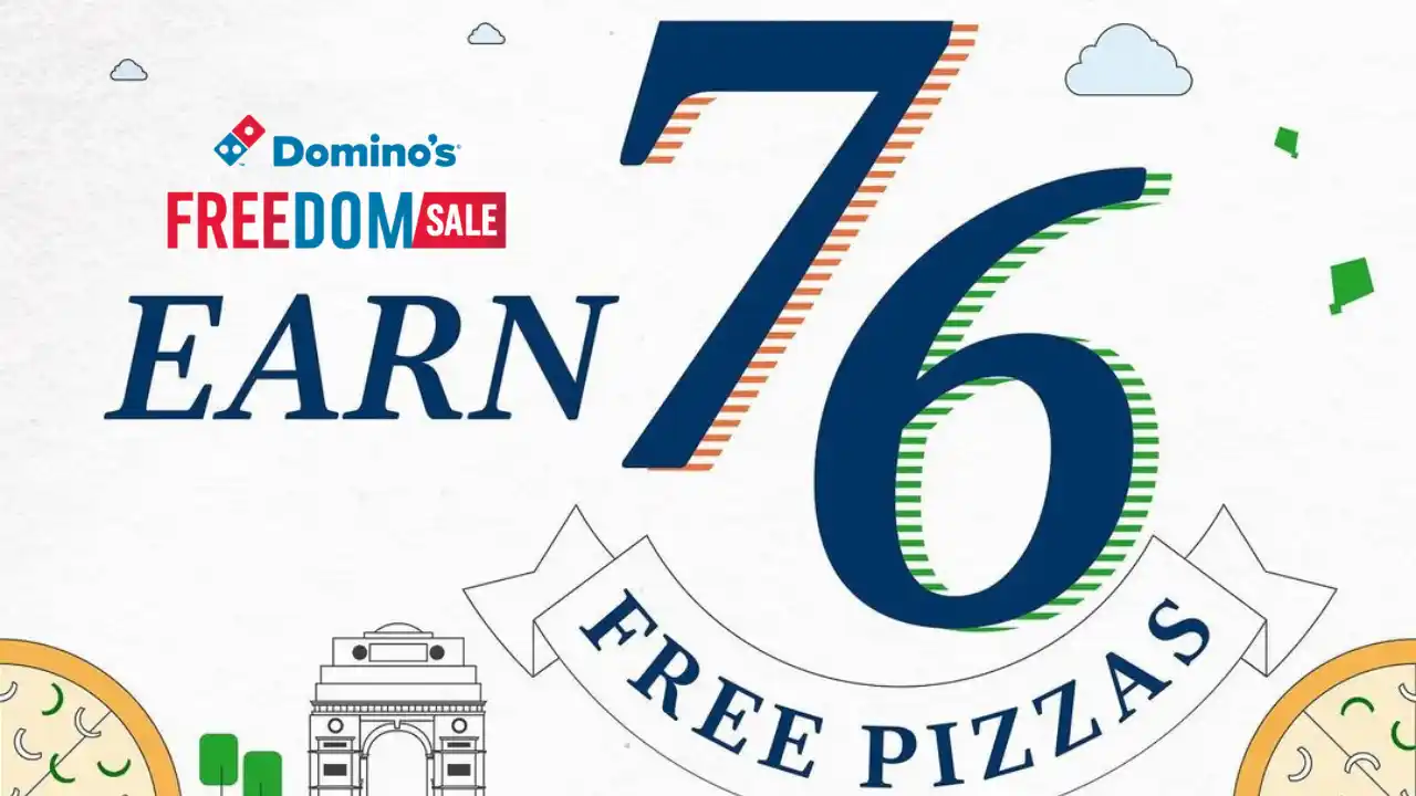 Read more about the article Dominos 76 Free Pizzas Code Every Hour | Domino’s FreeDOM 2.0 Offer