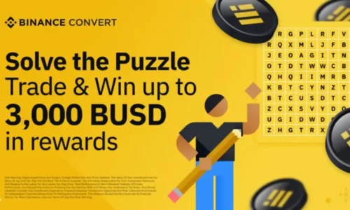 Share Upto $3000 BUSD Rewards | Binance Convert Puzzle Answers