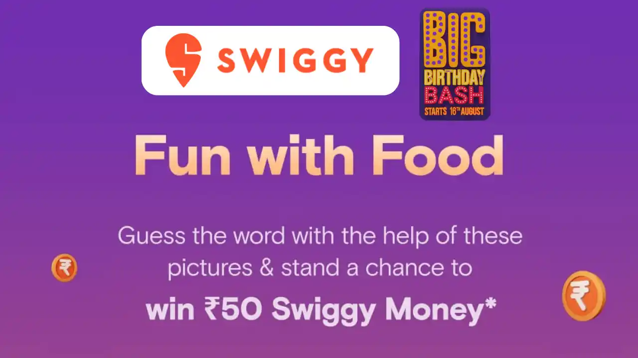 Read more about the article Swiggy Fun With Food Answers | Win Free ₹50 Swiggy Money