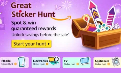 Amazon Great Sticker Hunt Game: Spot & Win Guaranteed Rewards Free