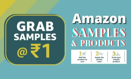 Amazon Rs.1 Sample Products & Deals | 100% Off | Try Before You Buy