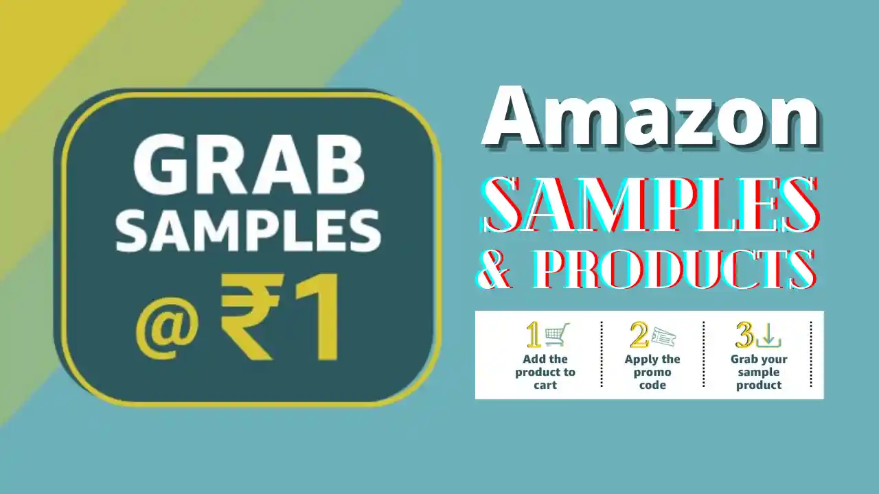 Read more about the article Amazon Rs.1 Sample Products & Deals | 100% Off | Try Before You Buy