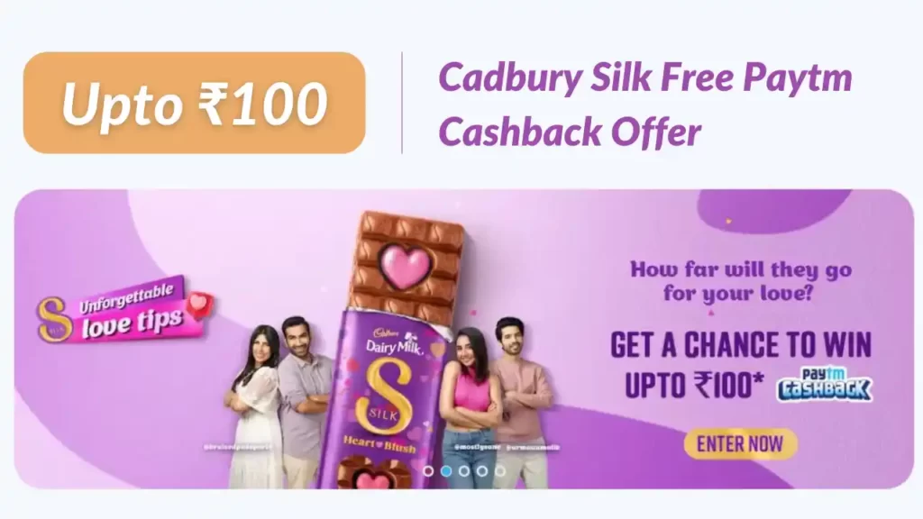 Cadbury Silk Paytm Cashback Offer Today