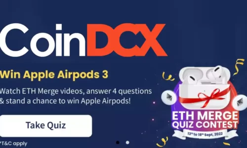 CoinDCX ETH Merge Quiz Answers: Participate & Win Apple Airpods Free