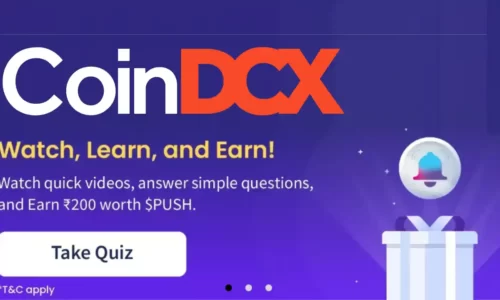 CoinDCX Learn And Earn PUSH Quiz Answers: Free ₹200 PUSH