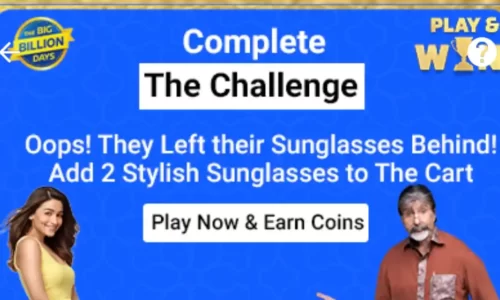 Flipkart BBD Lifestyle Challenge Quiz Answers: Earn Free 18 Super Coins