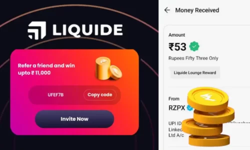 Liquide Invite Code UFEF7B: Refer And Earn Upto ₹1000 Paytm Cashback