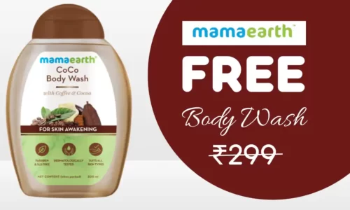 MamaEarth Free Body Wash Sample 300 ml Worth ₹299 | 100% OFF