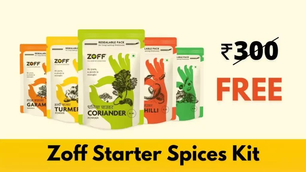 Zoff Free Starter Spices Kit