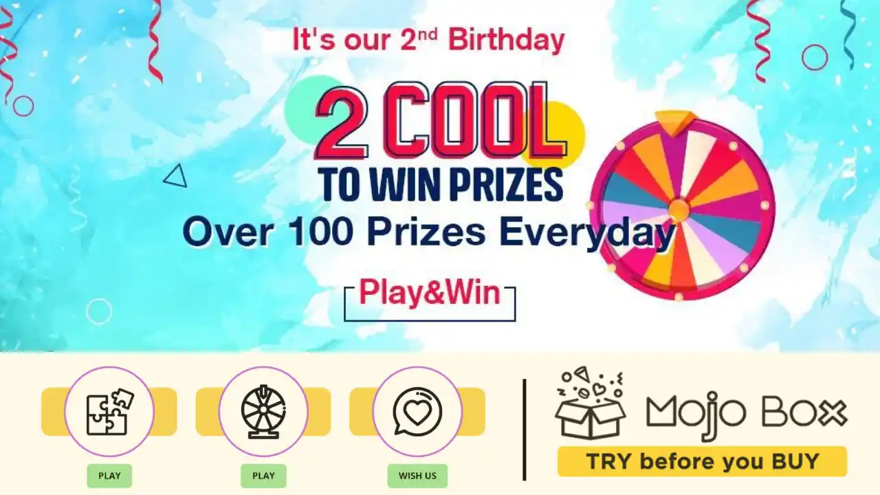 Read more about the article Mojo Box Free Birthday Gift Worth ₹929 | Spin & Win, Puzzle Game