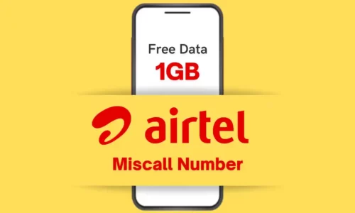 Airtel Free Data Miss Call Number: Get Free 1GB Airtel Data