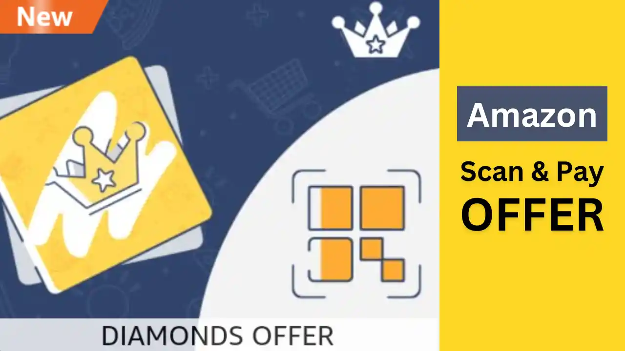 Read more about the article Amazon Scan And Pay Offer: Flat ₹50 Cashback | Amazon Diamonds Offer