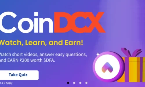 CoinDCX Learn And Earn DFA Quiz Answers: Win Free ₹200 DFA Tokens