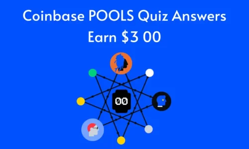 Coinbase Learn And Earn POOLS Quiz Answers | Earn $3 POOLS