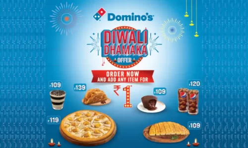 Domino’s Pizza @ Rs.1 & Many More! Domino’s Diwali Dhamaka Offer