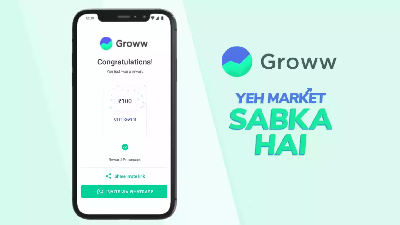 Read more about the article Groww Refer And Earn 2023: Earn Free ₹500 Cashback Rewards Per Refer
