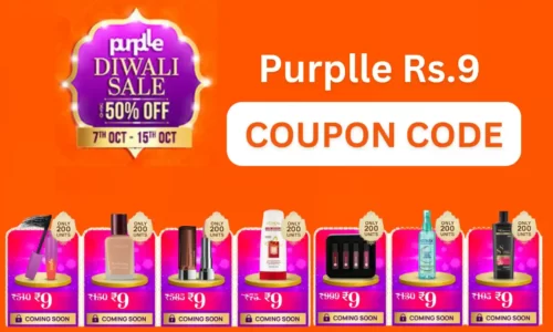 Purplle Rs.9 Coupon Code Today: ELITERS9 | Purplle Rs.9 Products