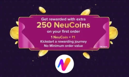TataNeu Free 250 NeuCoins On No Minimum Order Value | NeuCoins Bonanza