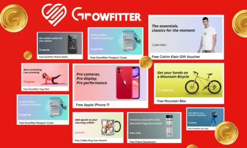Growfitter Referral Code: Collect Coins & Get Free Shaker, TShirt, Airpods, Etc