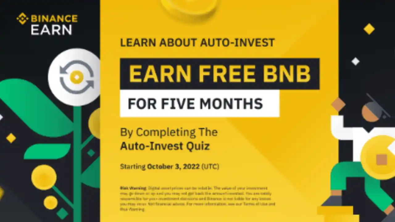 Read more about the article Binance Auto-Invest Learn & Earn Quiz Answers: Win Monthly BNB Plan Free For Five Months