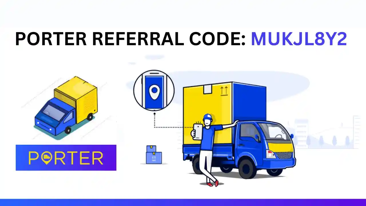 Read more about the article Porter Referral Code: MUKJL8Y2 | Flat ₹200 Off On First 2 Rides
