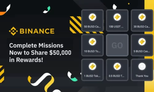 Binance Spin And Win BUSD: Complete Missions & Win Upto $50,000 BUSD