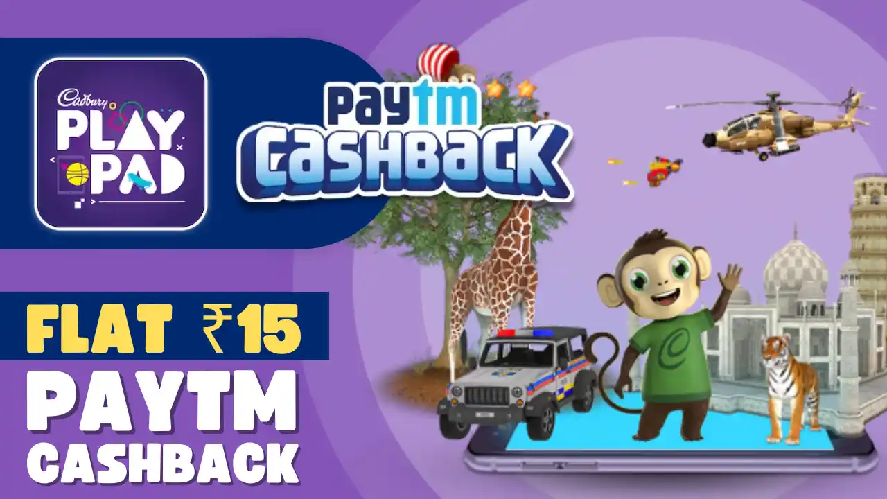 Read more about the article Earn Flat Rs.15 From Cadbury PlayPad Paytm Cashback Offer