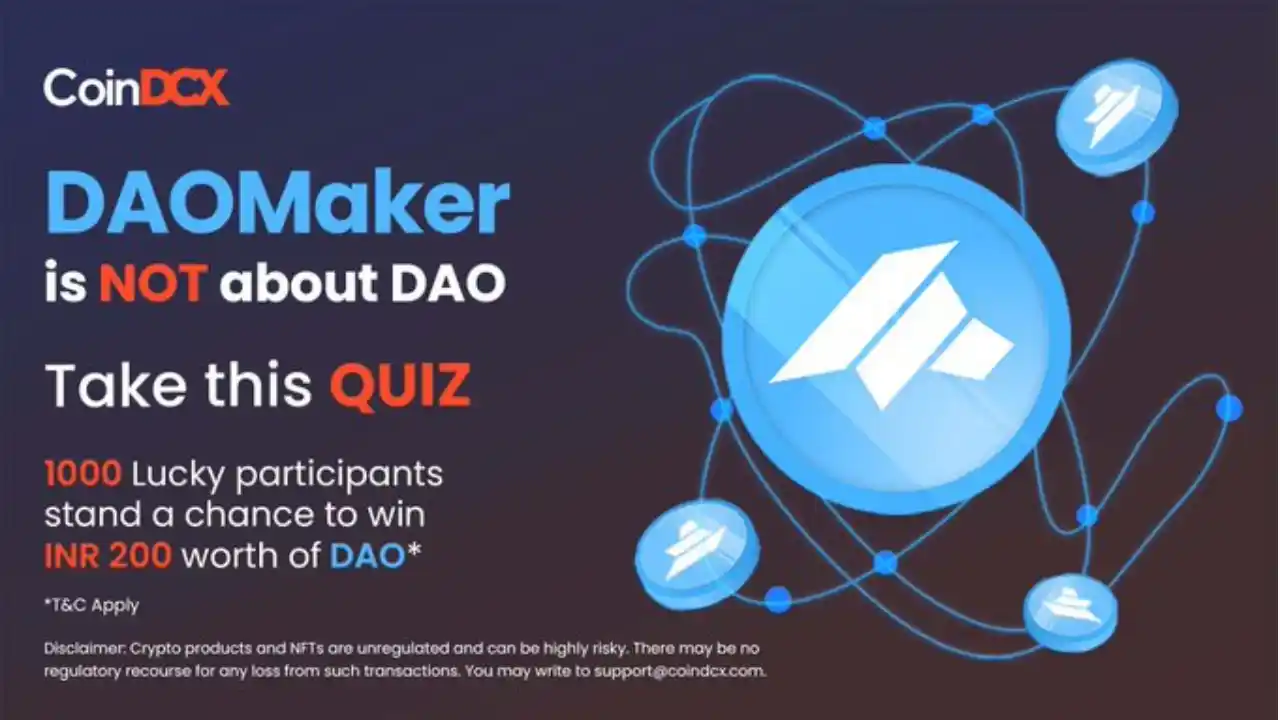 Read more about the article CoinDCX Decoding DAO Maker Quiz Answers: Earn INR 200 Worth DAO