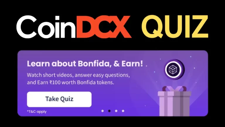 Coindcx Bonfida Quiz Answers