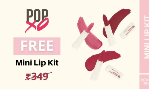 PopXO Free Mini Lip Kit Survey: Get 3 Lipsticks Worth ₹349 Free