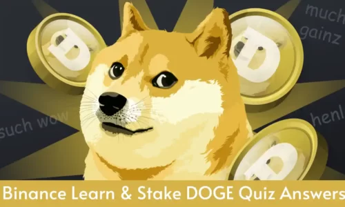 Learn And Stake DOGECoin Quiz Answers: Earn 4 DOGE From Binance