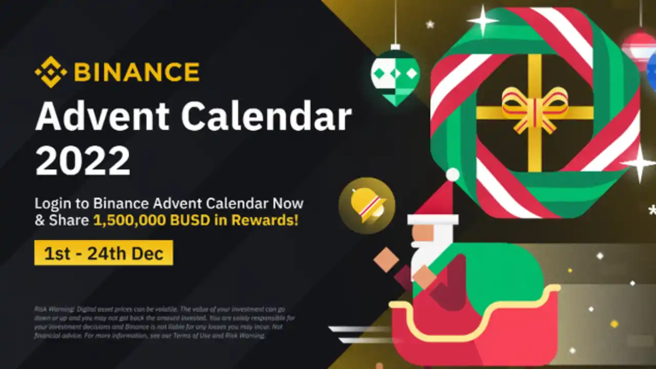 Read more about the article Binance Advent Calendar 2022: Login In Daily & Share $1500000 BUSD