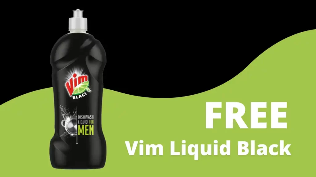 Free Vim Liquid Black Bottle