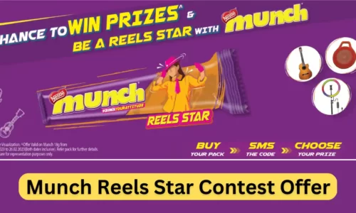 Munch Reels Star Contest: SMS The Lot Code & Win Guitar, Ring Light, Speaker