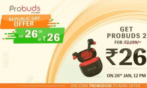 Lava Probuds At Rs.26 Republic Day Sale Today @ 12:00 PM
